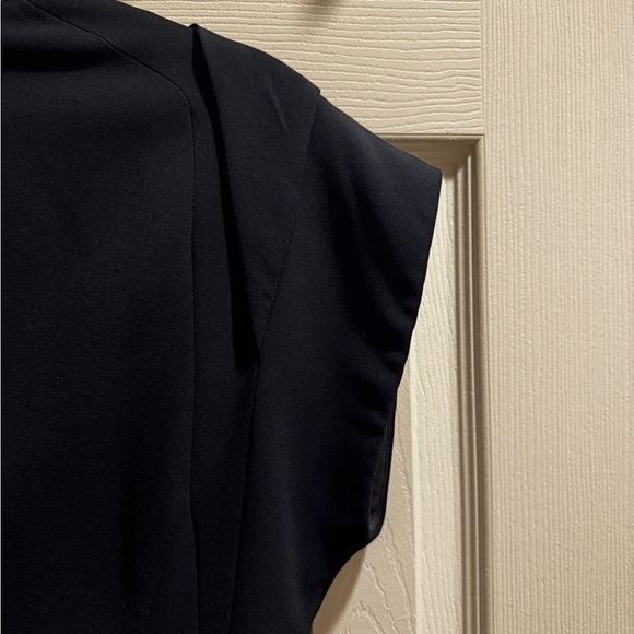 Elegant Navy Sheath Dress - Picture 4 of 7